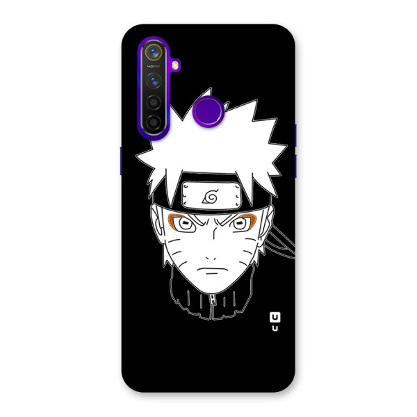 Naruto Black and White Art Back Case for Realme 5 Pro
