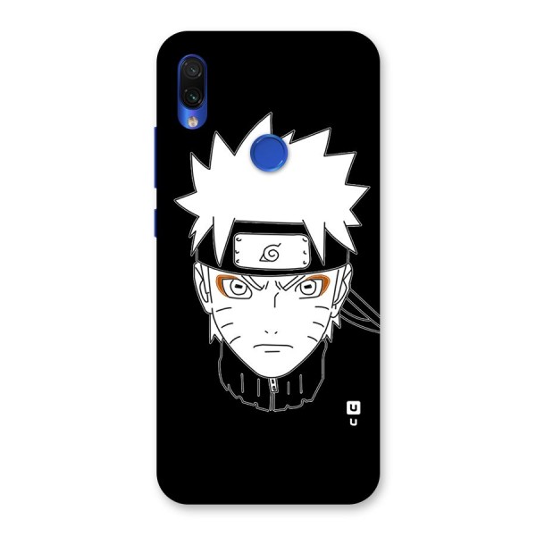 Naruto Black and White Art Back Case for Redmi Note 7S
