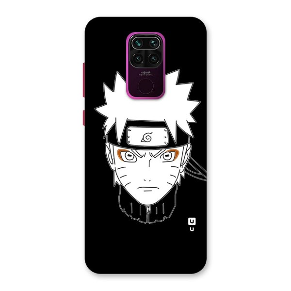 Naruto Black and White Art Back Case for Redmi Note 9