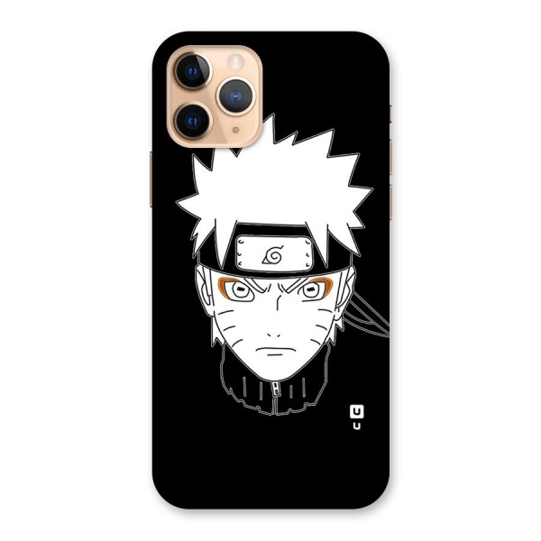 Naruto Black and White Art Back Case for iPhone 11 Pro