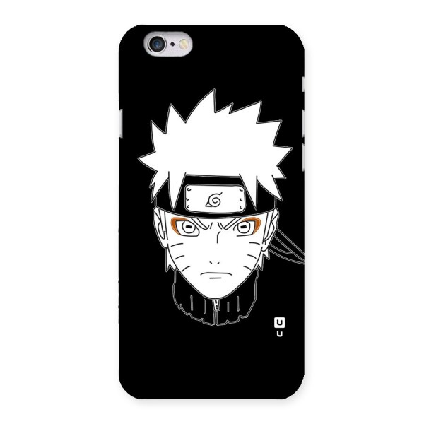 Naruto Black and White Art Back Case for iPhone 6 6S