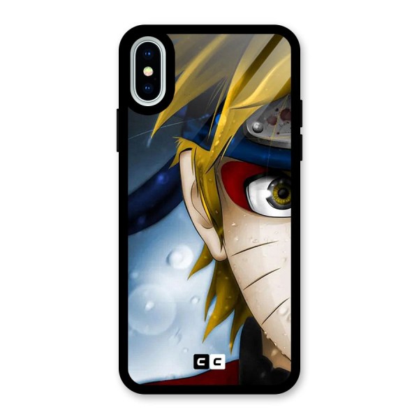 Naruto Facing Glass Back Case for iPhone X