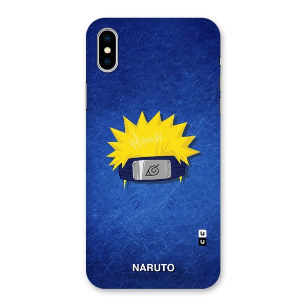 Naruto Headband Minimal Back Case for iPhone XS