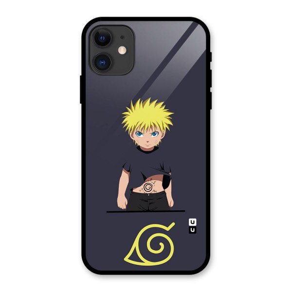 Naruto Kid Glass Back Case for iPhone 11