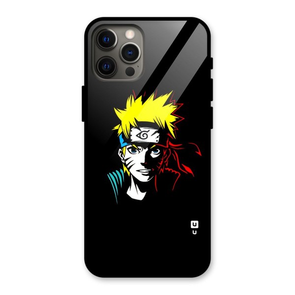 Naruto Pen Sketch Art Glass Back Case for iPhone 12 Pro Max