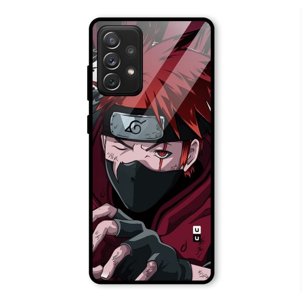 Naruto Ready Action Glass Back Case for Galaxy A72