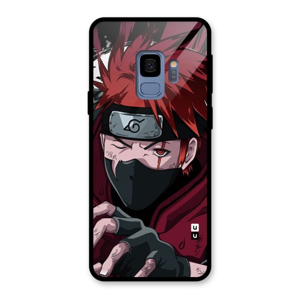 Naruto Ready Action Glass Back Case for Galaxy S9