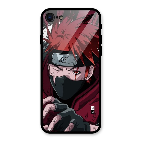 Naruto Ready Action Glass Back Case for iPhone 8