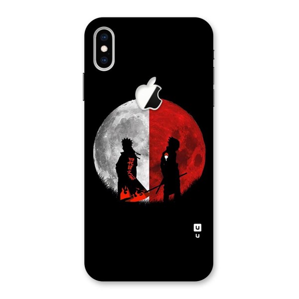 Naruto Shadow Hokage Moon Back Case for iPhone XS Max Apple Cut