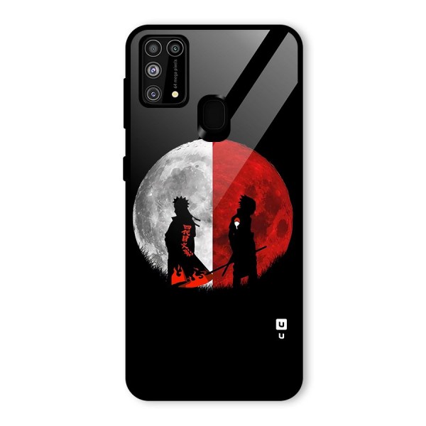 Naruto Shadow Hokage Moon Glass Back Case for Galaxy M31