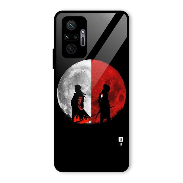 Naruto Shadow Hokage Moon Glass Back Case for Redmi Note 10 Pro