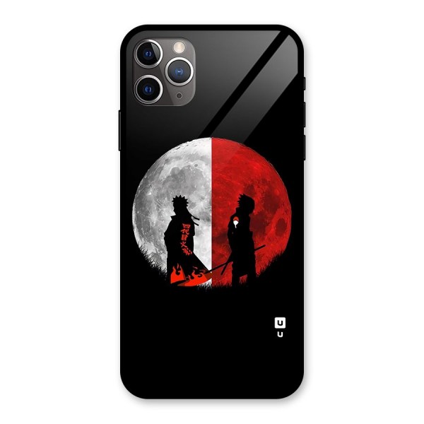 Naruto Shadow Hokage Moon Glass Back Case for iPhone 11 Pro Max