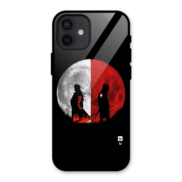Naruto Shadow Hokage Moon Glass Back Case for iPhone 12