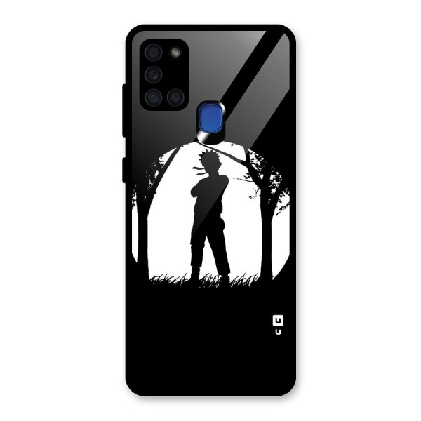 Naruto Silhouette Back Case for Galaxy A21s