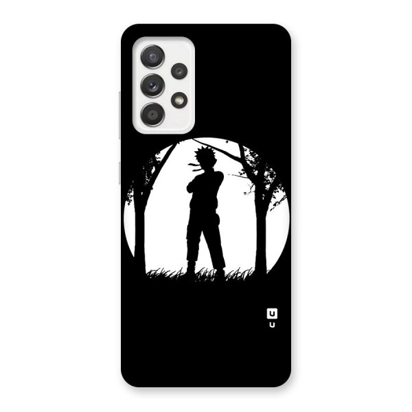 Naruto Silhouette Glass Back Case for Galaxy A52