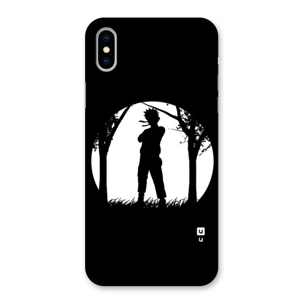 Naruto Silhouette Back Case for iPhone X
