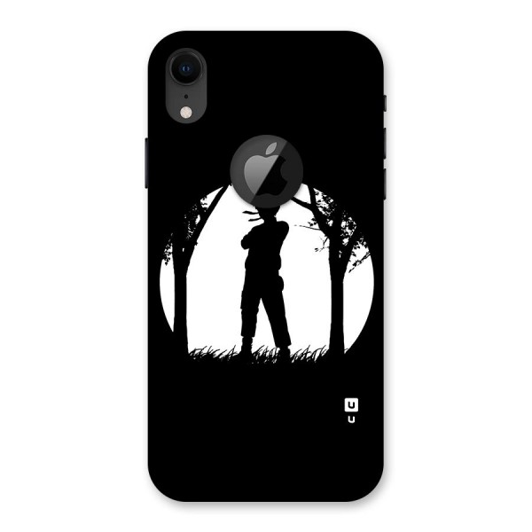 Naruto Silhouette Back Case for iPhone XR Logo Cut