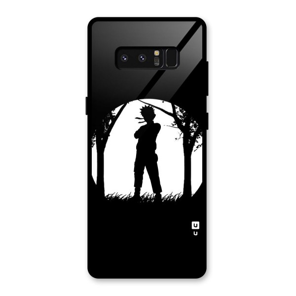 Naruto Silhouette Glass Back Case for Galaxy Note 8