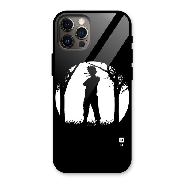 Naruto Silhouette Glass Back Case for iPhone 12 Pro