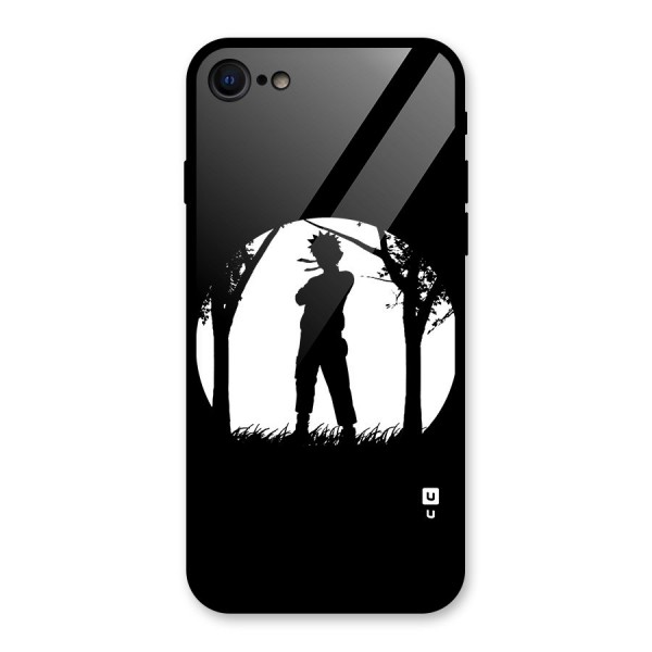 Naruto Silhouette Glass Back Case for iPhone 7