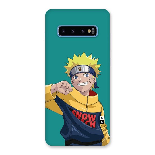 Naruto Snow Beach Art Back Case for Galaxy S10 Plus