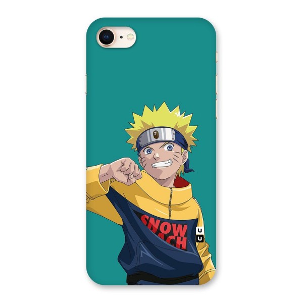Naruto Snow Beach Art Back Case for iPhone 8