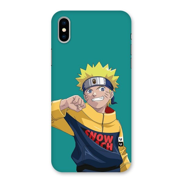 Naruto Snow Beach Art Back Case for iPhone X