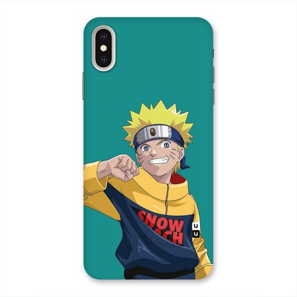 Naruto Snow Beach Art Back Case for iPhone XS Max