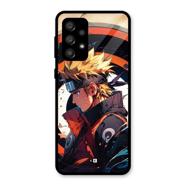 Naruto Uzumaki Combat Glass Back Case for Galaxy A32