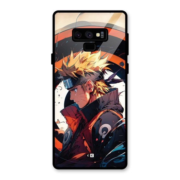 Naruto Uzumaki Combat Glass Back Case for Galaxy Note 9