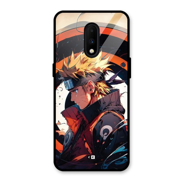 Naruto Uzumaki Combat Glass Back Case for OnePlus 7