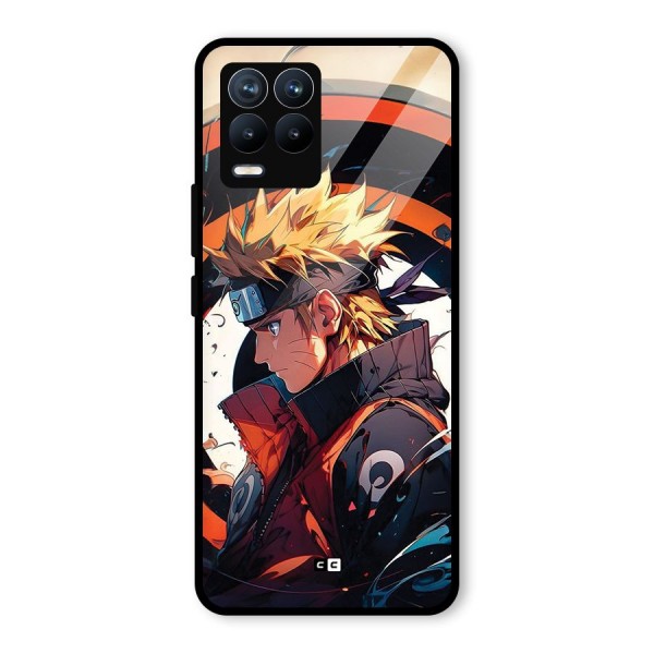 Naruto Uzumaki Combat Glass Back Case for Realme 8 Pro
