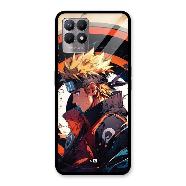 Naruto Uzumaki Combat Glass Back Case for Realme Narzo 50