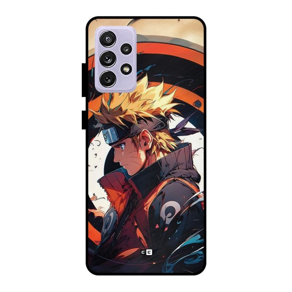 Naruto Uzumaki Combat Metal Back Case for Galaxy A72