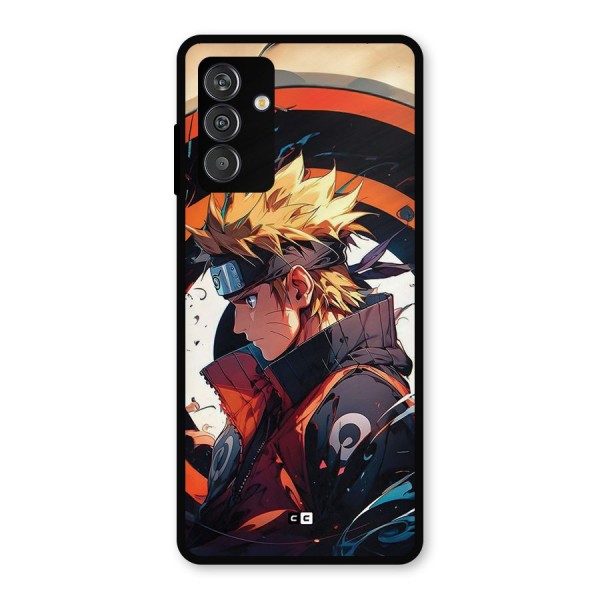 Naruto Uzumaki Combat Metal Back Case for Galaxy M14 5G