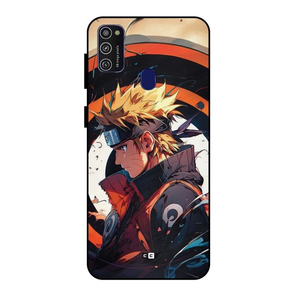 Naruto Uzumaki Combat Metal Back Case for Galaxy M30s