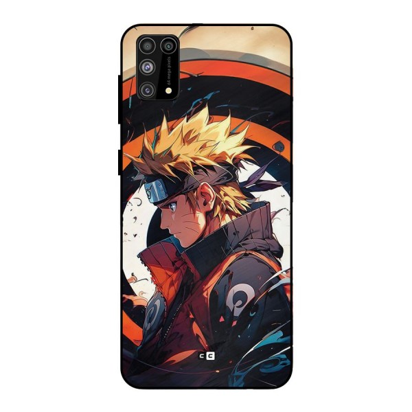 Naruto Uzumaki Combat Metal Back Case for Galaxy M31