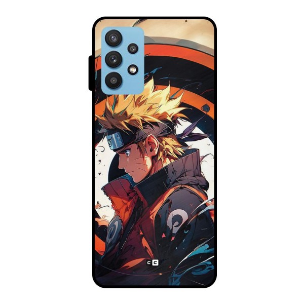 Naruto Uzumaki Combat Metal Back Case for Galaxy M32 5G