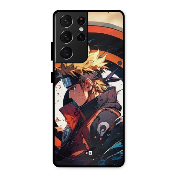 Naruto Uzumaki Combat Metal Back Case for Galaxy S21 Ultra 5G