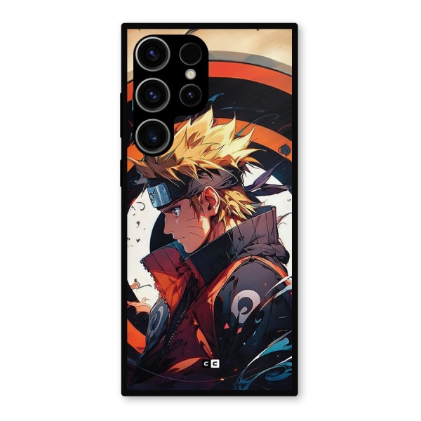 Naruto Uzumaki Combat Metal Back Case for Galaxy S23 Ultra