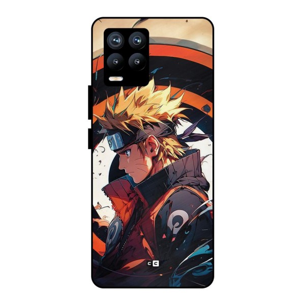 Naruto Uzumaki Combat Metal Back Case for Realme 8 Pro