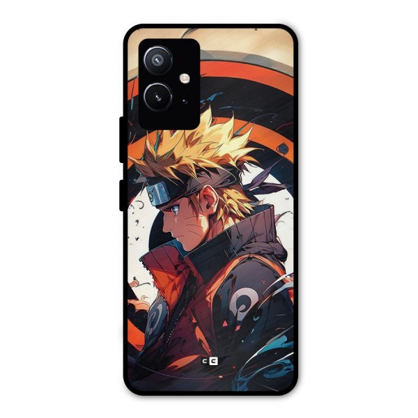 Naruto Uzumaki Combat Metal Back Case for Vivo T1 5G