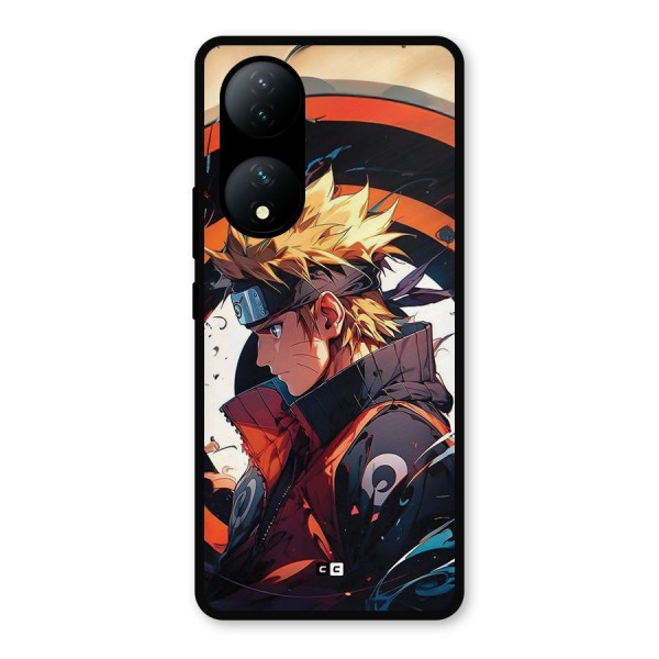 Naruto Uzumaki Combat Metal Back Case for Vivo Y100