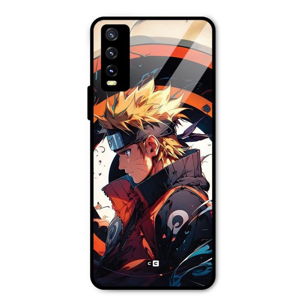 Naruto Uzumaki Combat Metal Back Case for Vivo Y20g