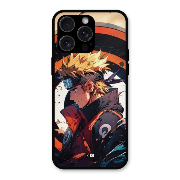 Naruto Uzumaki Combat Metal Back Case for iPhone 15 Pro Max