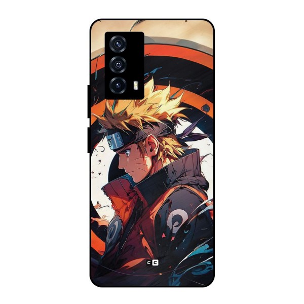 Naruto Uzumaki Combat Metal Back Case for iQOO Z5