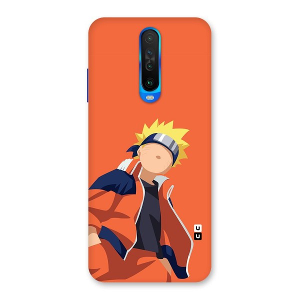 Naruto Uzumaki Minimalist Back Case for Poco X2