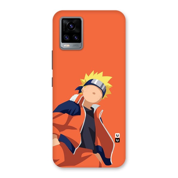 Naruto Uzumaki Minimalist Back Case for Vivo V20