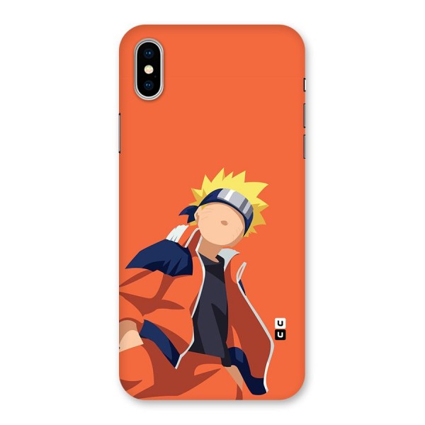 Naruto Uzumaki Minimalist Back Case for iPhone XS