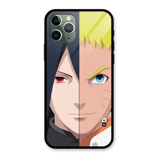 Naruto and Sasuke Glass Back Case for iPhone 11 Pro